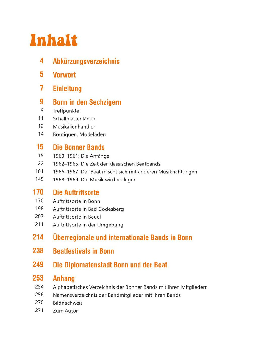 Die Bonner Beat-Szene der 1960er Jahre – BonnBuchVerlag